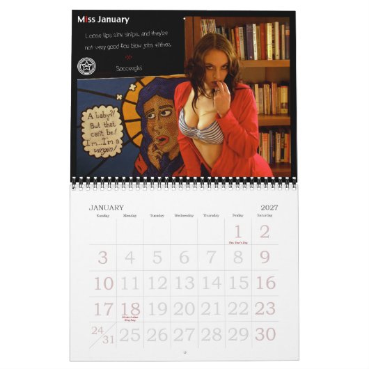 Calendrier de pin-up de D&D (Jan 2027)