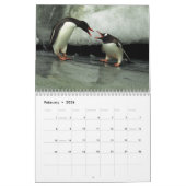 Calendrier de pingouins (Feb 2026)