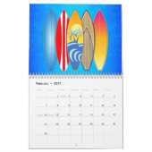Calendrier de plage des îles tropicales (Feb 2027)