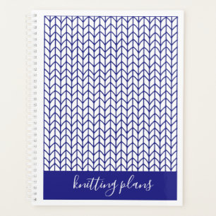 Calendrier de planification BLUE LINE KNIT 8,5x11 