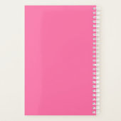 Calendrier de planification de concours rose brill (Dos)
