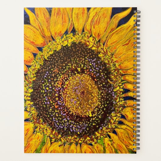 Calendrier de planification du jour du tournesol (Dos)