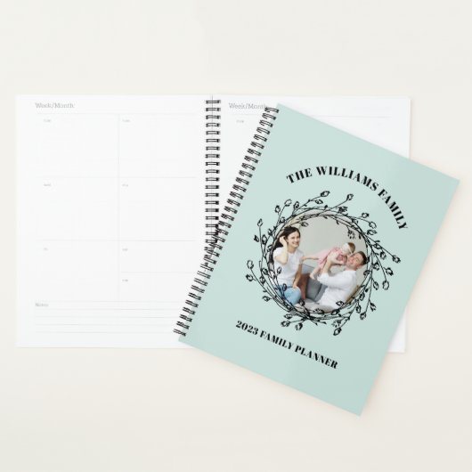 Calendrier de planification familiale Photo person (Devant avec enveloppe)