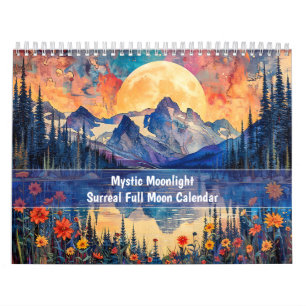 Calendrier de pleine lune surréaliste Mystic Moonl