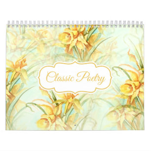 Calendrier de poésie classique