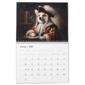 Calendrier de Portraits de Corgi Classiques (Jan 2027)