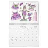 Calendrier de poupée papier Ballerina Bunny (Feb 2027)