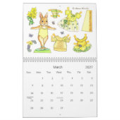 Calendrier de poupée papier Ballerina Bunny (Mar 2027)