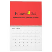 Calendrier de poussin de forme physique (Mar 2027)