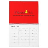 Calendrier de poussin de forme physique (Feb 2027)