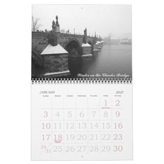 Calendrier de Prague 2010 (Jan 2027)