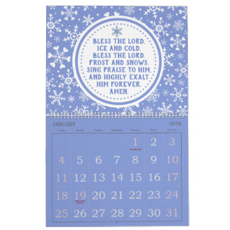 Calendrier de prière 2024