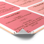 Calendrier de promotion du PDV Poster du 3e trimes (Coin)