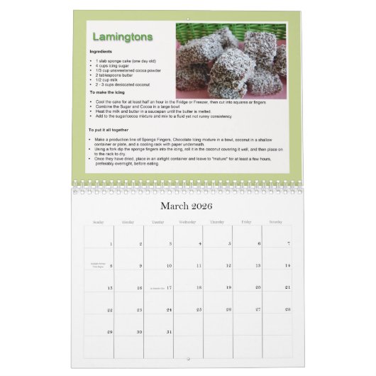 Calendrier de réception (Mar 2026)