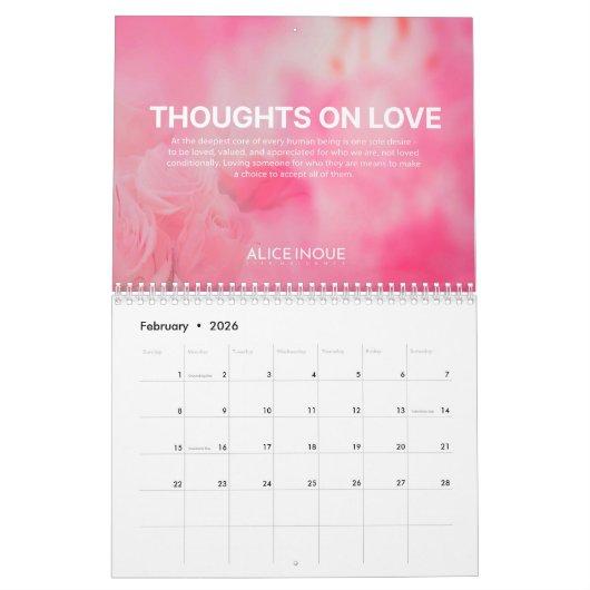Calendrier de référence 2024 Alice Inoue Life (Feb 2026)