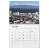 Calendrier de Reykjavík-Islande (Jan 2027)