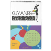 Calendrier de rock des filles guyanaises (Mar 2026)