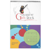 Calendrier de rock des filles guyanaises (Jan 2027)