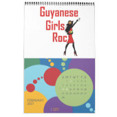 Calendrier de rock des filles guyanaises (Feb 2027)