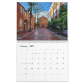 Calendrier de Salem Massachusetts pittoresque (Feb 2027)