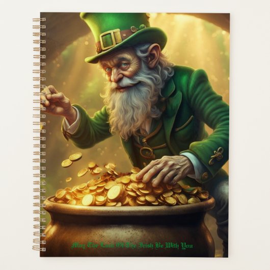 Calendrier de salutation Leprechaun (Devant)