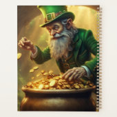 Calendrier de salutation Leprechaun (Dos)