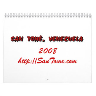 Calendrier de San Tome', Venezuela 2008