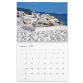 Calendrier de Santorin (Jan 2027)