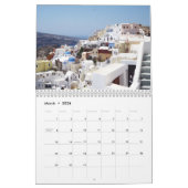 Calendrier de Santorin Grèce (Mar 2026)
