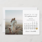 Calendrier de sauvegarde de la date Carte postale (Devant)