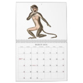 Calendrier de singe (Mar 2026)