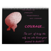 Calendrier de soutien de cancer du sein (Protection)