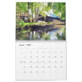 Calendrier de Spreewald – Cours d'eau, maisons & p (Mar 2027)
