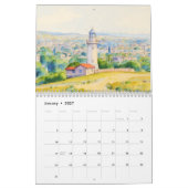 Calendrier de style aquarelle de Paphos par Paphos (Jan 2027)