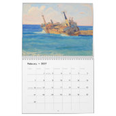 Calendrier de style aquarelle de Paphos par Paphos (Feb 2027)