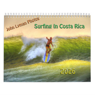 Calendrier de surf au Costa Rica 2026