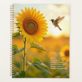 Calendrier de symbolique du tournesol (Devant)