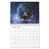 Calendrier de Tableau de citation d'or d'E.J (Feb 2027)