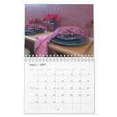Calendrier de Tablescapes 2026 sur 12 Mois (Mar 2027)