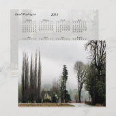 Calendrier de taille de carte postale 2015 (Devant / Derrière)