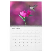 Calendrier de taille moyenne de beaux oiseaux (Mar 2027)