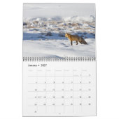 Calendrier de taille moyenne du parc de Yellowston (Jan 2027)