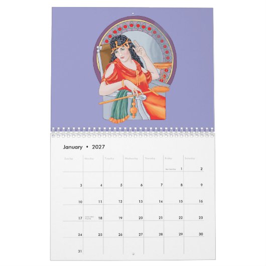 Calendrier de tarot (Jan 2027)
