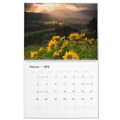 Calendrier de tournesol Accueil Mur agricole (Feb 2026)
