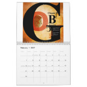 Calendrier de typographie (Feb 2027)