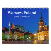 Calendrier de Varsovie Pologne 2025 (Protection)