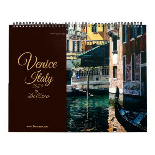 Calendrier de Venise Italie 2024 par DeCaro