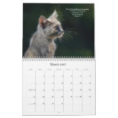 Calendrier de versets bibliques de foi et de photo (Mar 2027)