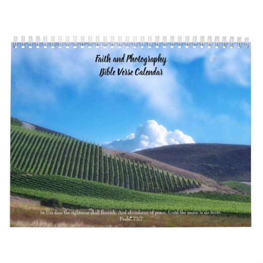 Calendrier de versets bibliques de foi et de photo (Protection)