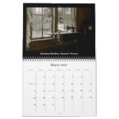 Calendrier de ville fantôme de l'intérieur dehors (Mar 2026)